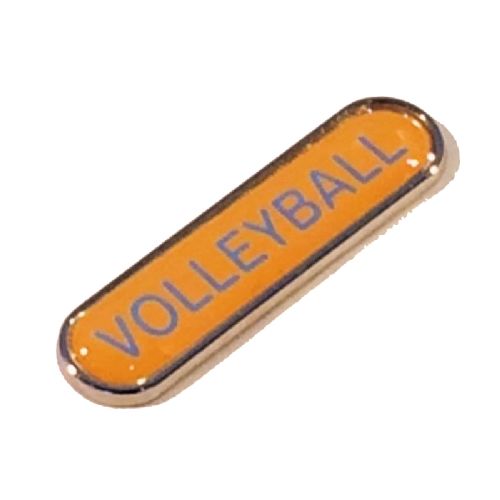 VOLLEYBALL bar badge